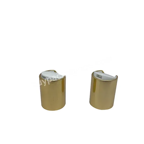 24/415 Gold Silver Aluminum Collar Disc Press Top Cap For Lotion Shampoo Gel Cosmetic Products - Buy 24/415 Wholesale Aluminum Disc Top Cap,Silver Gold Lotion Bottle Cap,Cosmetic Hand Cream Cap.