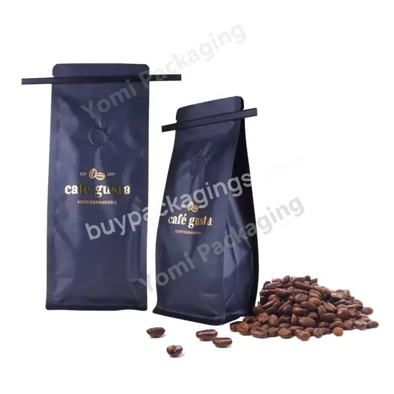 250g 500g 1kg Charcoal Kraft Paper Coffee Packaging Bags With Windows And Vent - Buy Charcoal Kraft Paper Coffee Bags,Packaging Bags With Window,Packaging Bags With Vent.