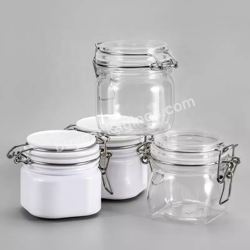 250g Body Butter Empty Cosmetic Skin Cream Jar 120g 200g 220g Pet For Clear Black Unique Honey Jar Plastic Jars - Buy Glass Jars For Honey,Unique Honey Jars,Clear Honey Jar.