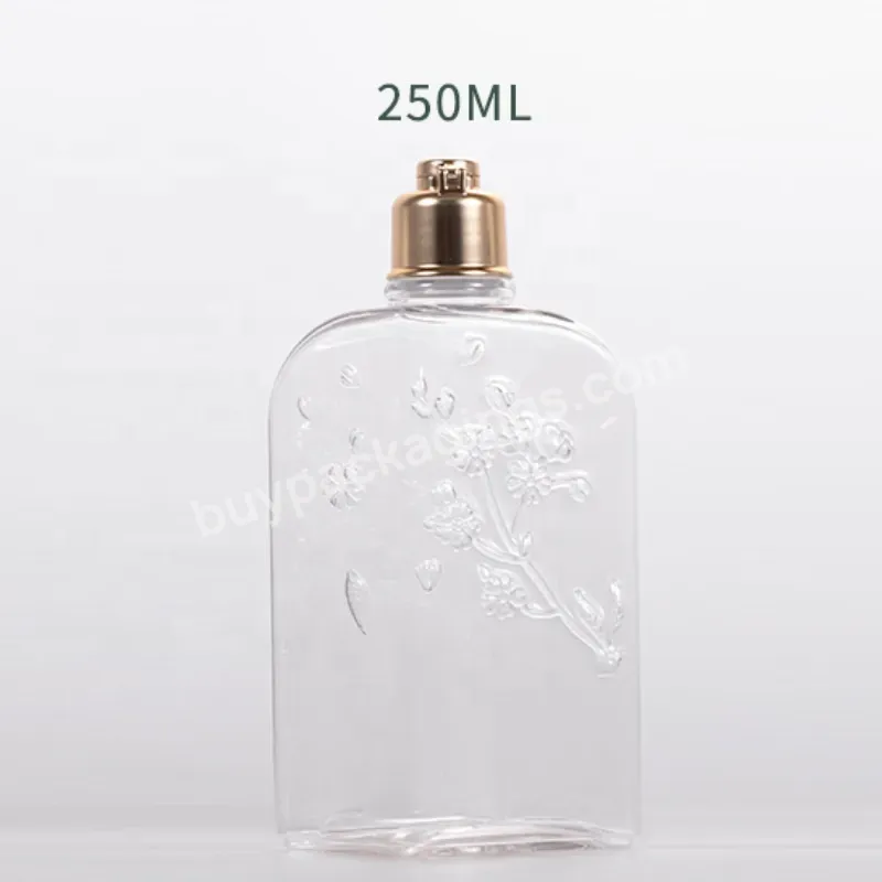 250ml Eco Friendly Pet Cosmetic Plastic Shampoo And Conditioner Bottles With Cap - Buy Cosmetic Plastic Bottle,Shampoo And Conditioner Bottles,Pet Bottle.