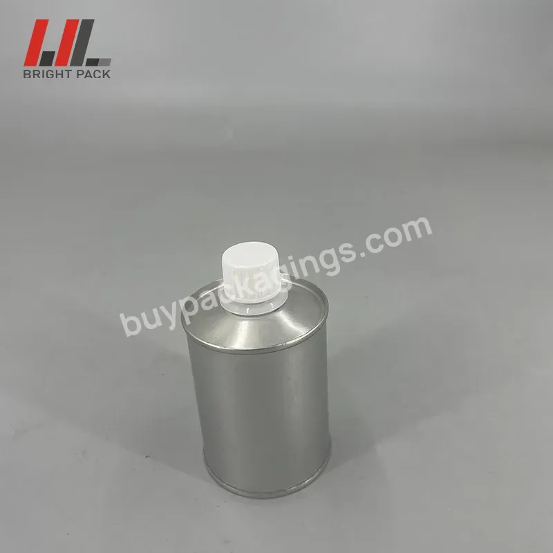 250ml Factory Customize Chemical Oil Packaging Metal Tin Can With Plastic Screw Cover - Buy 250ml Factory Customize Chemical Oil Packaging Metal Tin Can With Plastic Screw Cover,250ml Small Tin Can Size,Dome Top Cans.