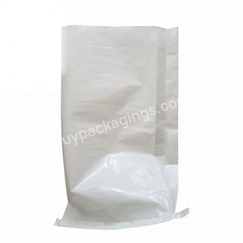 25kg 50kg White Polypropylene Woven Sand Bag Empty Pp Sacks For Flood Control - Buy Sand Bag,Wholesale Pp Woven Bag,Fertilizer Bag.