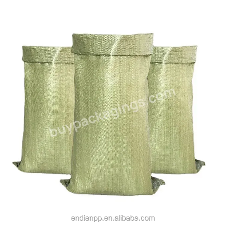 25kg,50kg Grey Green Color Pp Woven Sacks For Potatoes And Onions Pp Woven Feed Bags Grey Green Sand Bag - Buy 50kg Feed Bag,Pp Woven Bags,25kg Pp Woven Sack.