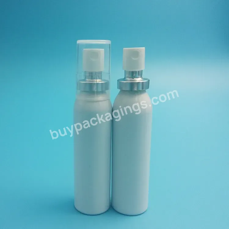 25ml Recyclable Aluminum Perfume Spray Bottle With Crimp Pump And Plastic Cap
