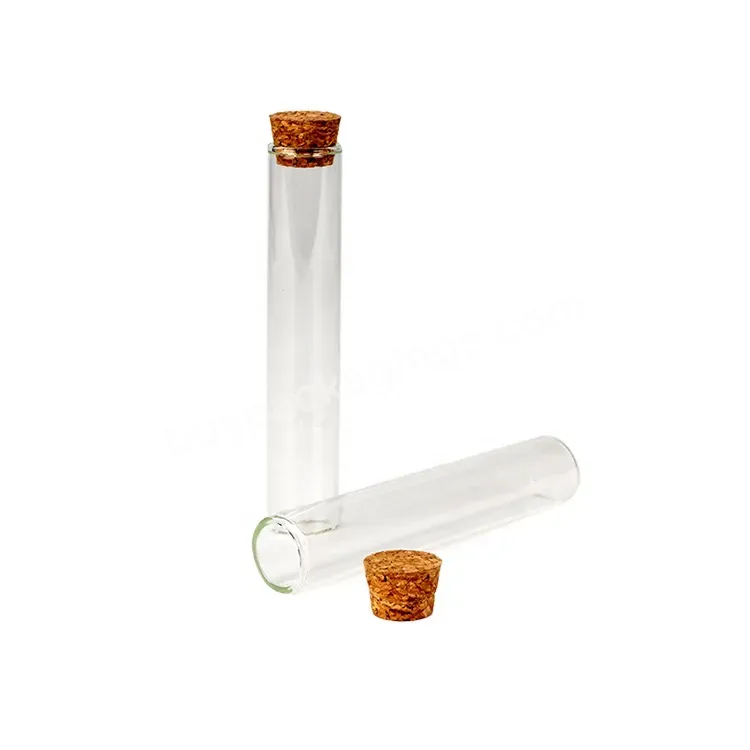 25mm Clear Glass Tubes High Borosilicate Glass Tube Round Bottom Glass Tube With Cork Lid - Buy High Borosilicate Glass Tube,25mm Clear Glass Tubes,Round Bottom Glass Tube With Cork Lid.