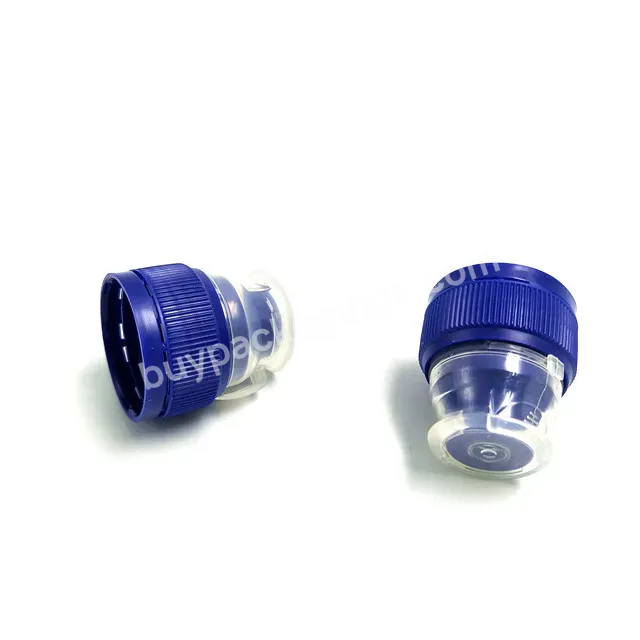 28/410 Pco 1810 Neck Blue Flip Top Sports Cap With Safety Ring - Buy Flip Top Cap,Sports Bottle Cap,Plastic Caps With Security Ring.