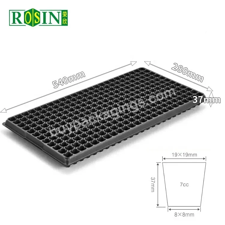 288 Cells Ps Black Plastic Propagation Nursery Seed Starter Tray With Dome - Buy 288 Cells Plastic Nursery Seed Tray,Seed Starter Tray With Dome,Seed Propagation Tray With Dome.