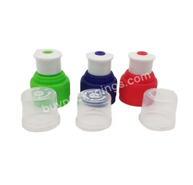 28mm Plastic Screw Sport Water Bottle Push Pull Cover Cap Wholesale - Buy Drinking Juice Bottle Cap,Tamper Evident Cap,Energy Drinking Bottle Cap.