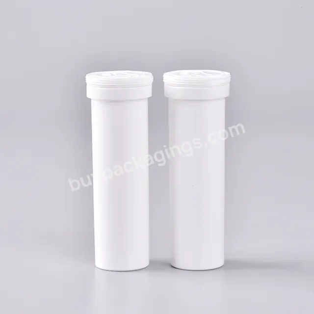 29mm Plastic Tablet Tube Effervescent Vitamin Bottles Effervescent Tablet Bottle With Desiccant Spring Cover