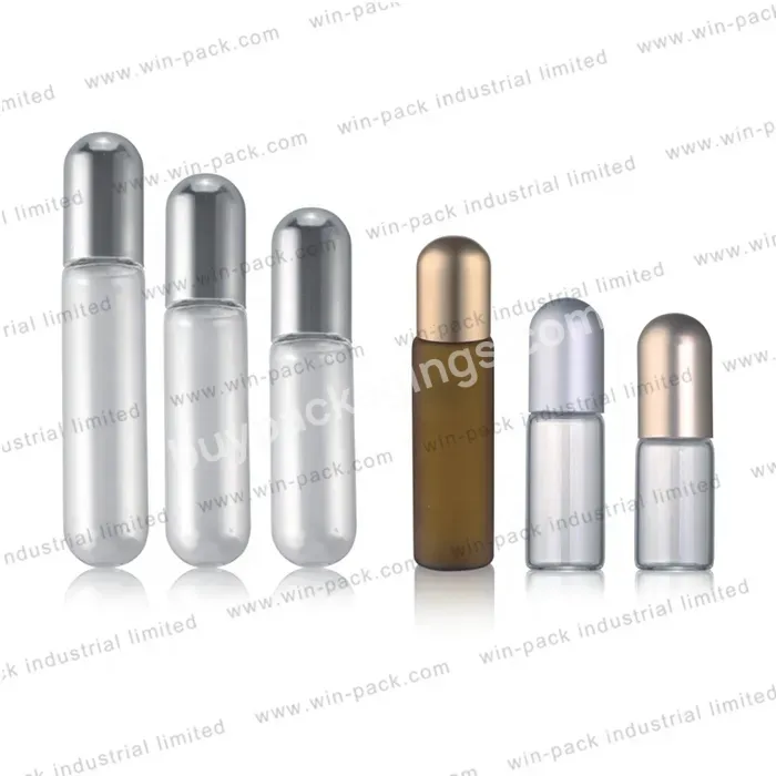 2ml 3ml 5ml 8ml 10ml Glass Roll On Bottle For Perfume Essential Oil Wholesale With Silver Round Cap And Metal Roller Ball - Buy 2ml Roll On Bottle,Roll On Perfume Bottle,Glass Bottle Roller.