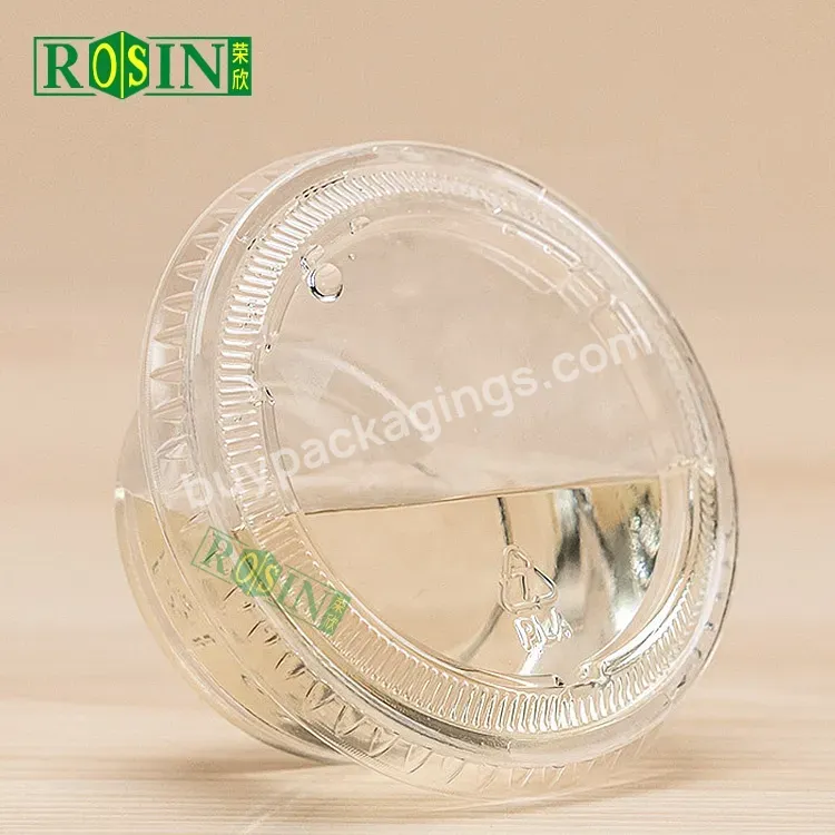 2oz 4oz Pla Biodegradable Clear Disposable Plastic Restaurant Sauce Cup Container With Lid - Buy Plastic Sauce Cup,Pp Sauce Cup,2 Oz Sauce Cup With Lid.