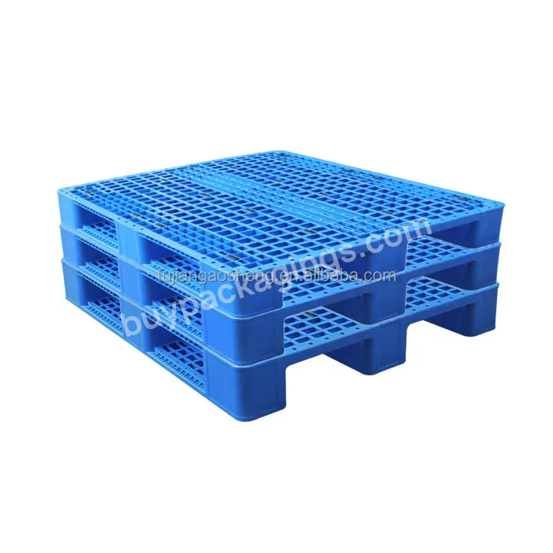 3 Runners Pallet Beverage Cheap Price Shipping Storage Euro Hdpe Large Stackable Pop-top Can Plastic Pallet