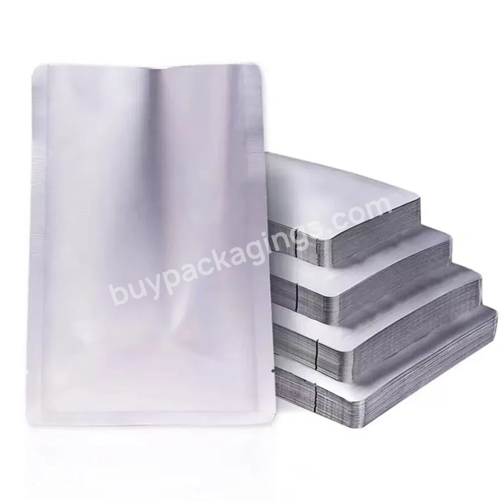 3 Sides Sealed Aluminum Foil High Temperature Cooking Bag High Barrier Retort Pouch Vacuum Bags - Buy Aluminum Foil Packaging Bag,Silver Vacuum Bag,Embossed Vacuum Bag.