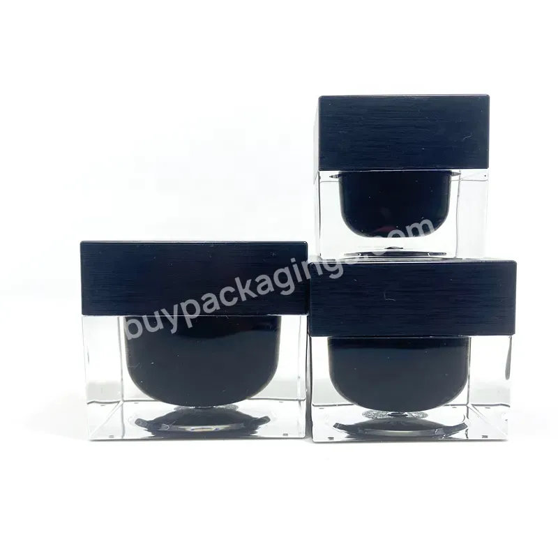 30 50g 100g Wholesale Custom Black Square Empty Cosmetic Packaging Gold Face Cream Bottle Acrylic Luxury Cosmetic Face Cream Jar - Buy Cosmetic Acrylic Cream Jars 50g Empty Square Kids Acrylic Cosmetic Bottle Black Cosmetic Beautiful Cream Set Contai