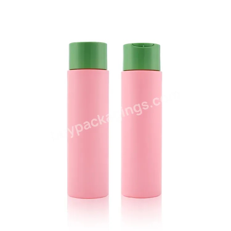 300 Ml Empty Lotion Bottles With Disc Top Caps Squeeze Containers Pink Cream Cosmetic Plastic Bottle - Buy Lotion Bottles,Squeeze Containers,Cosmetic Plastic Bottle.