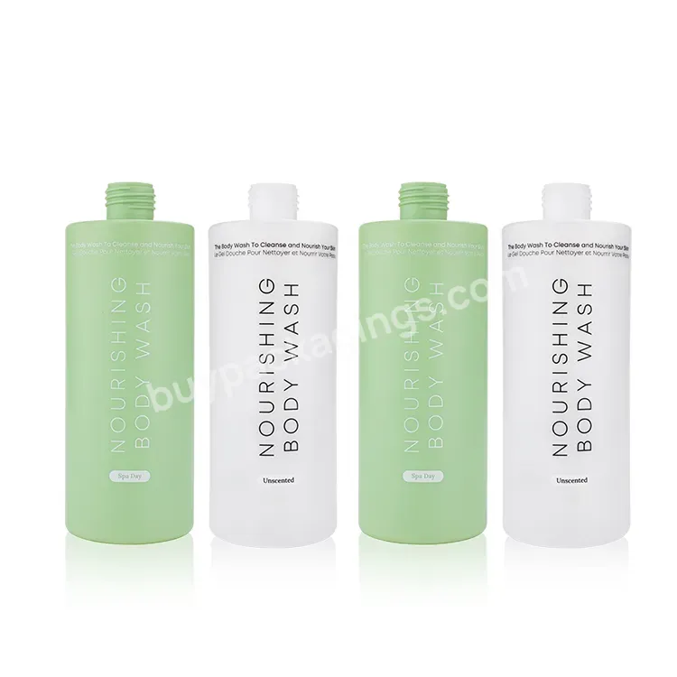 300ml White Green Shampoo Body Wash Lotion Packaging Container Screw Cap Empty Plastic Pet Squeeze Lotion Bottles - Buy Plastic Pet Bottle,Bottle Shampoo,300ml Plastic Bottle.