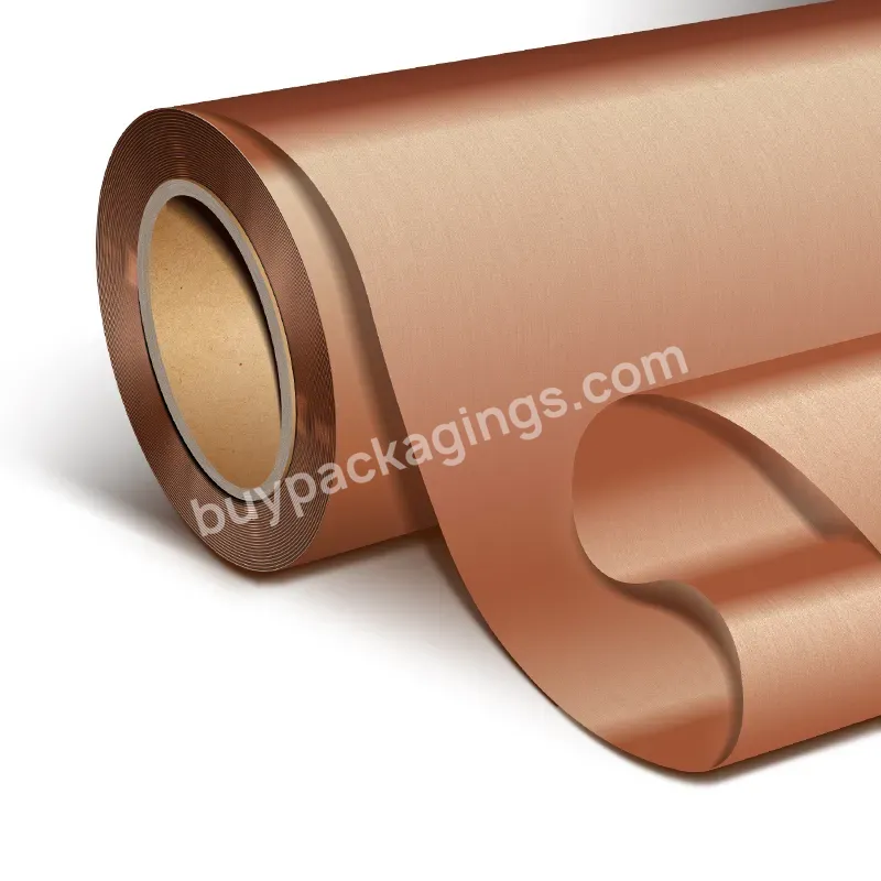 30cm*100m Pet Roll High Quality Pink Gold Dtf Designed Transfer Sheet 75u Thickness Single-sided Release Pvc Pet Film