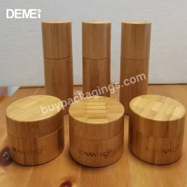 30g 50g 100g Glass Bamboo Cosmetic Packaging Glass Jars With Lids Cosmetics Cream Packaging - Buy 30g Bamboo Cream Jar,Glass Bamboo Cosmetic Packaging,Bamboo Cosmetics Cream Packaging.