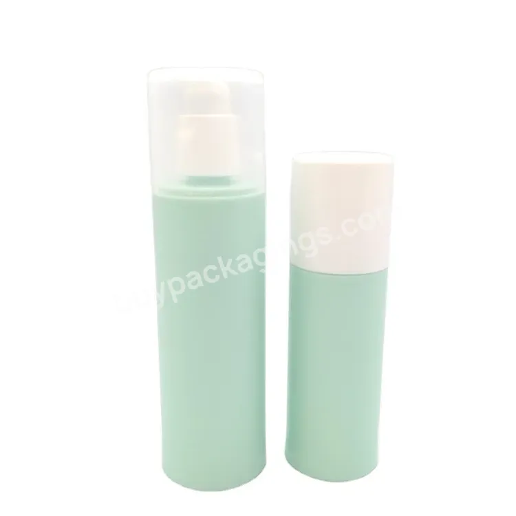 30ml 50ml 100ml Green Cosmetic Lotion Airless Pp Pump Bottle With White Pump - Buy Airless Bottle 50ml,Airless Pump Bottle,Pp Airless Pump Bottle.