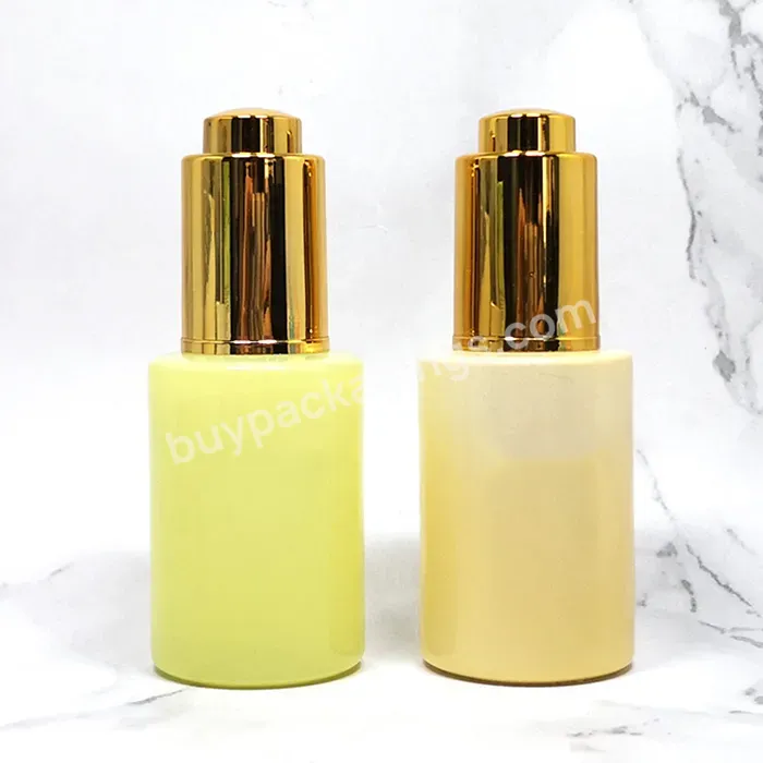 30ml 50ml Cosmetic Skin Care Essential Oil Packaging Frosted Glass Flat Shoulder Matte Serum Dropper Bottle With Box - Buy Cosmetic Serum Bottle,Custom 15ml 30ml 50ml 100ml Flat Shoulder Amber Green Thick Hair Oil Serum Glass Dropper Bottle With Box