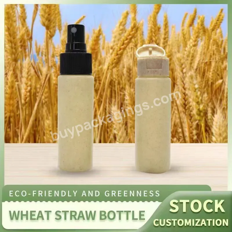 30ml Mosquito Repellent Spray Packaging Mini Squeeze Lotion Bottle With Flip Top Compostable Wheat Straw Bottle - Buy 30ml Mosquito Repellent Spray Plastic Bottle,Mini Squeeze Lotion Bottle,Compostable Wheat Straw Bottle.