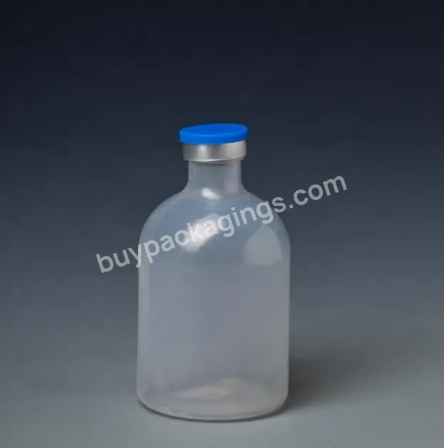 30ml Plastic Hdpe Sterile Antibiotics Vials Injection Vials Vaccine Bottle With Rubber Stopper And Aluminum Cap - Buy 10ml Plastic Vials,Plastic Vaccine Bottle,Pharmaceutical Plastic Bottle.
