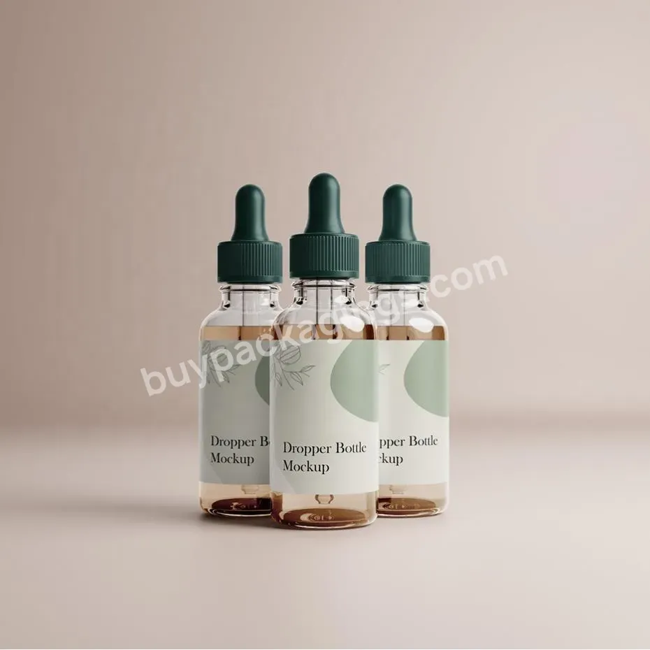 30ml Reasonable Price Transparent Glass Dropper Bottle For Serum Essential Oil With Box Packaging - Buy Glass Dropper Bottle,Dropper Bottle Box Packaging,30ml Dropper Bottle.