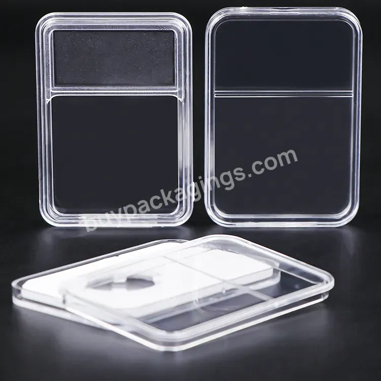 30mm Plastic Silver Coin Holder Display Capsules Holders Challenge Coins Holder Storage Box Collectible Coins Slab Custom - Buy Coins Holder Storage Box,Collectible Coins Slab,Silver Coin Holder.