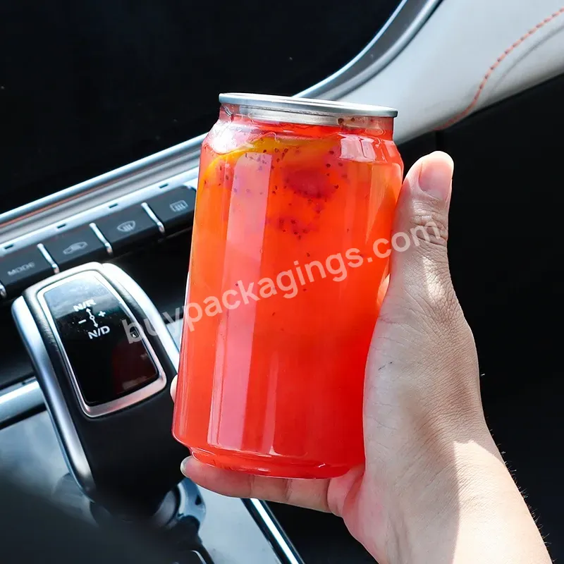 330ml 500ml Ring-pull Drink Can Pet Transparent Beverage Bottle Juice Coffee Packaging - Buy Ring-pull Drink Can,Transparent Beverage Cans,Coffee Packaging Can 330ml.