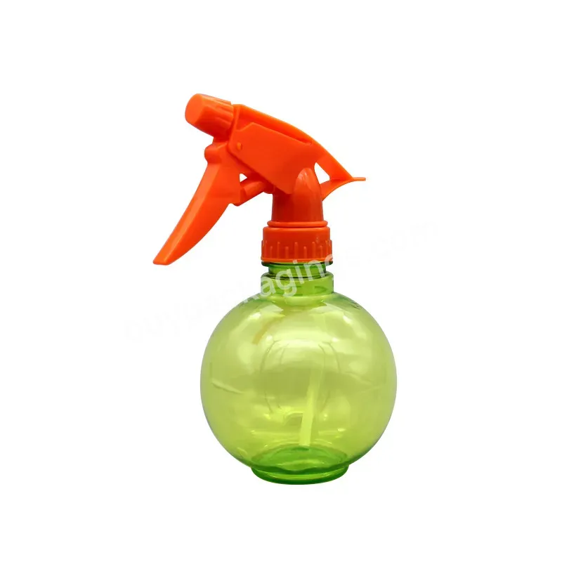 350ml 500ml Ball Shape Trigger Sprayer Green Plastic Spray Bottle For Sanitizer Water Spray Hair Dressing - Buy Cleaning Bottle With Trigger,Green Plastic Trigger Bottle,Plastic Misty Trigger Sprayer Bottle.