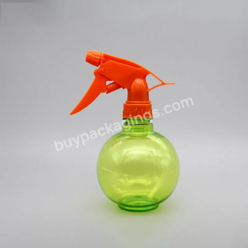 350ml 500ml Ball Shape Trigger Sprayer Green Plastic Spray Bottle For Sanitizer Water Spray Hair Dressing - Buy Cleaning Bottle With Trigger,Green Plastic Trigger Bottle,Plastic Misty Trigger Sprayer Bottle.