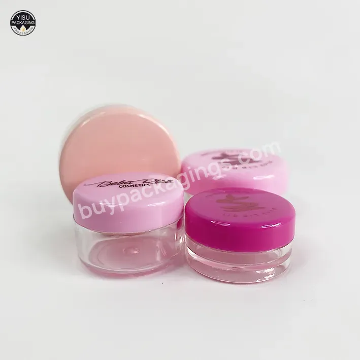 3g 5g 10g 15g 20g Cosmetics Jar Box Makeup Cream Nail Art Cosmetic Bead Storage Pot Container Round Bottle Portable Plastic Case