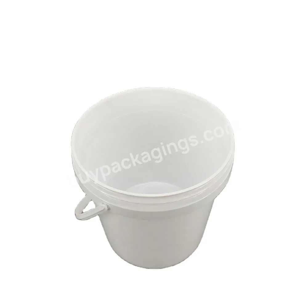 3l Thick Packaging Container Food Grade Plastic Seal Paint Pail Buckets With Handle