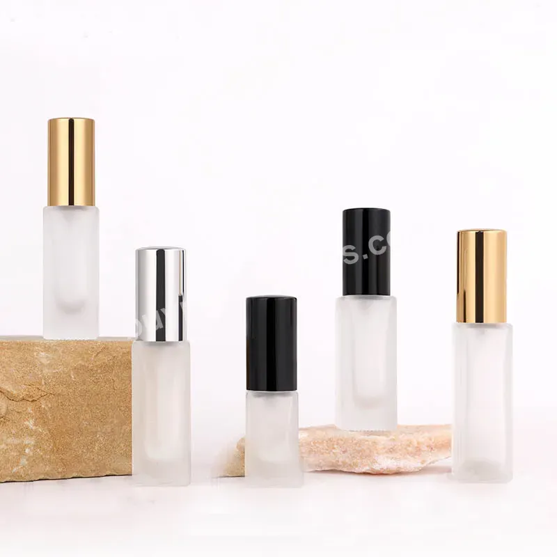 3ml 5ml 10ml Square Frosted Glass Spray Bottles Perfume Bottles With Gold/silver Spray - Buy 3ml Square Spray Bottle,Glass Spray Bottle 5ml,Spray Bottle Perfume 10ml.