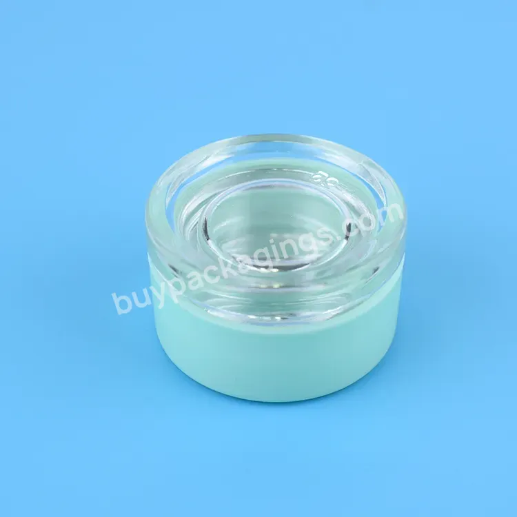 3ml 5ml 5g Clear Glass Jar With Child Resistant Cap Custom Caps Color - Buy 5ml Child Proof Glass Jar 5g Glass Jar,5ml Sample Glass Jar 5ml Small Glass Jar,5ml Concentrate Glass Jar.