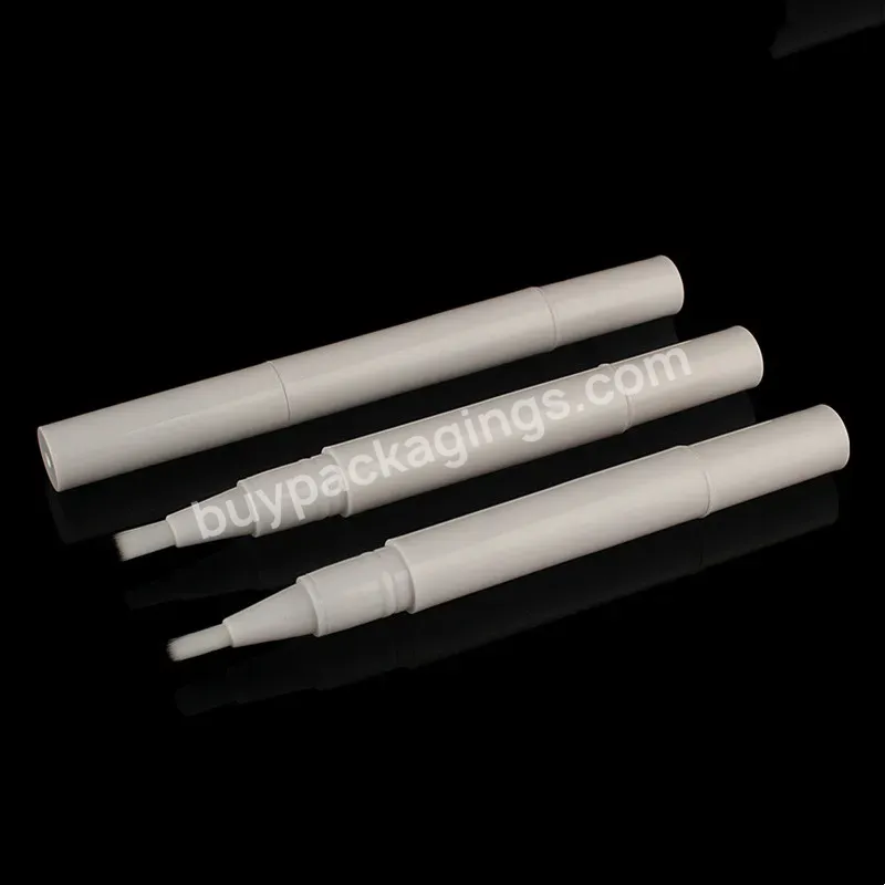 3ml Empty Plastic White Cuticle Oil Packaging Cosmetic Twist Pen With Brush - Buy Cosmetic Pen,Cosmetic Twist Pen,Oil Twist Cosmetic Pen.