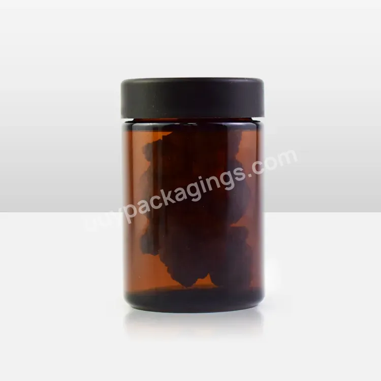 3oz 4oz 6oz Child Proof Water Proof Candy Food Air Tight Customized Printed Smell Proof Wide Mouth Amber Jars - Buy Customized Printed Smell Proof 4oz 6oz Child Proof Wide Mouth Amber Jars In Bulk For Cheap,Water Proof Candy Food Air Tight Storage Am