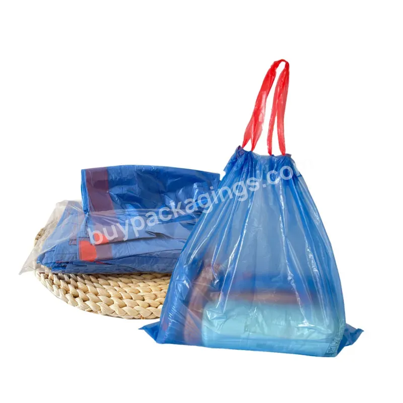 40*45cm Drawstring Garbage Bag For Home Black Bin Bag Colored Garbage Trash Bags Wholesale - Buy Black Bin Bag,Garbage Bag,13 Gallons Color Garbage Trash Bags.
