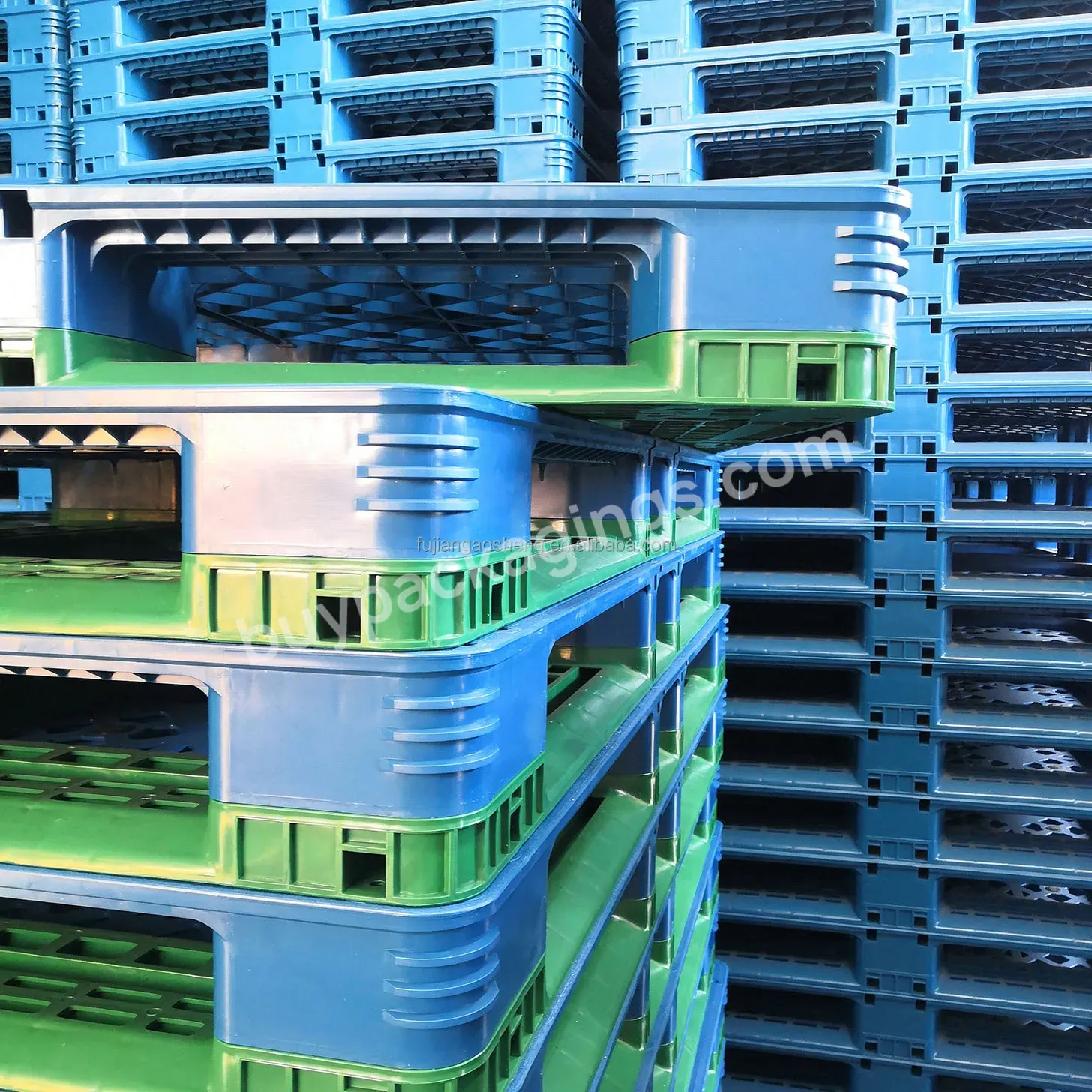 4way 1200*1000 Beverage Cheap Price Shipping Storage Heavy Duty Euro Hdpe Large Stackable Plastic Pallet - Buy Forklift Trolley Pallet,Pop-top Can Pallets,Cola And Beer Heavy Duty Pallet Racking.