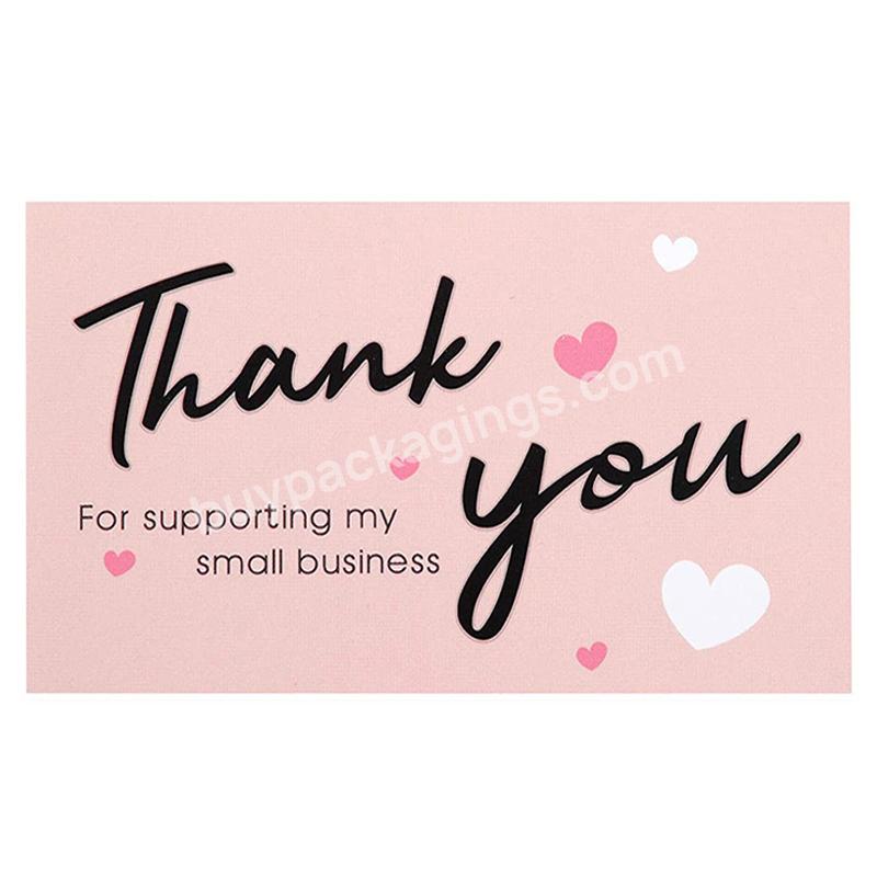 50 Pcs Thank You For Supporting My Small Business Cards For Online Retailers,Small Business Owners And Local Stores - Buy Thank You For Supporting My Small Business Cards,Thank You For Supporting My Small Business Cards,Thank You For Supporting My Sm