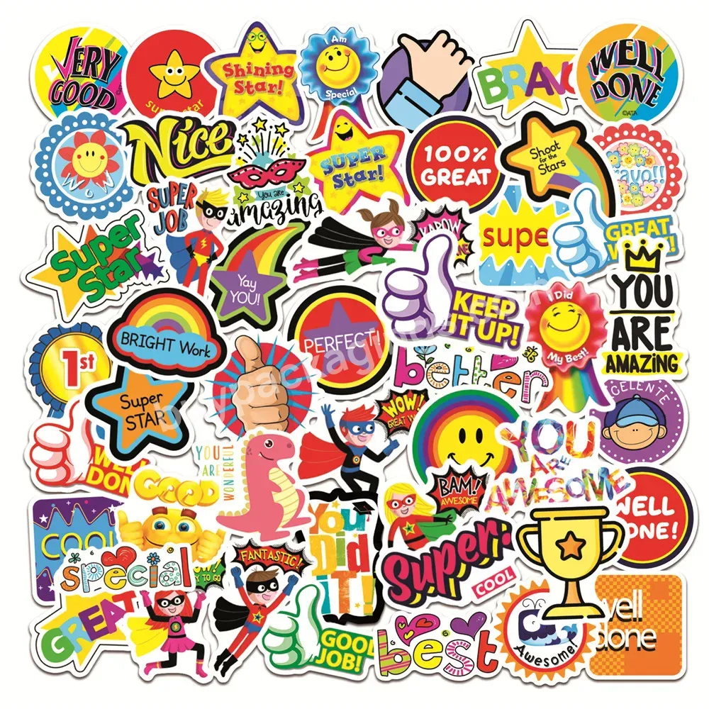 50 Pc/set In Stock Teacher Reward Stickers For Kids - Buy Reward Stickers,Reward Stickers For Kids,Teacher Reward Stickers.