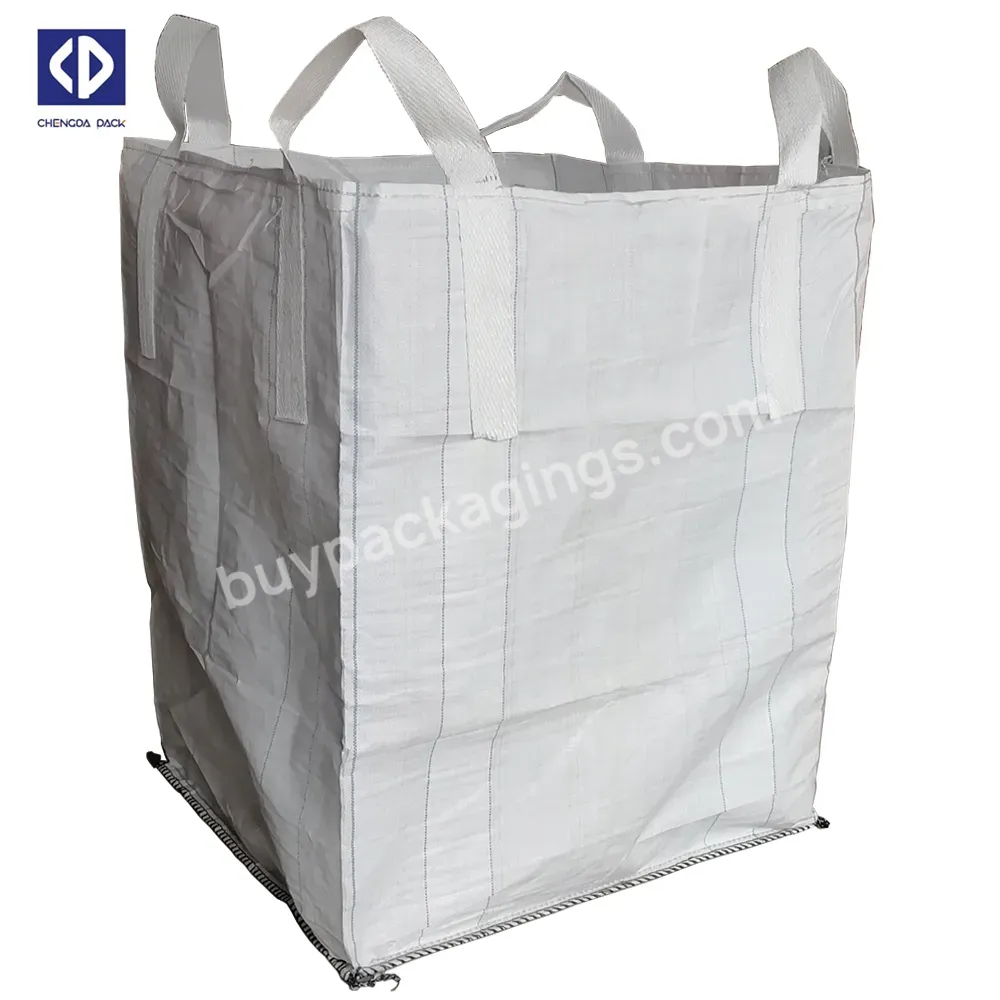 500kgs 1000kgs Laminated Woven Pp Fibc Bulk Jumbo Plastic Packaging Big Bags For Sand Sugar