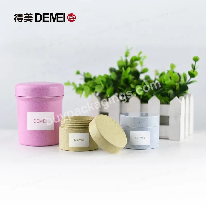 50g 200g 250g Cosmetic Pla Skincare Cream Jar With Degradable Sucrose Material - Buy Cream Jar,Cosmetic Jars,Pla Jars.