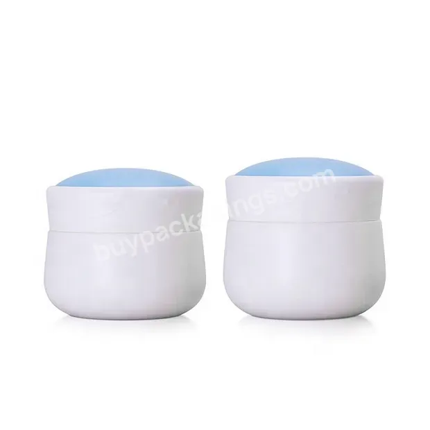 50g Baby Face Cream Cosmetic Packaging Containers Double Wall Plastic Jar With Lids - Buy Cosmetic Packaging Containers,Double Wall Jar,Plastic Jar With Lids.