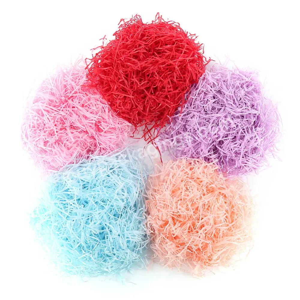 50g/bag Colorful Decorative Raffia Paper Crinkle Shredded Tissue Paper For Filling Gift Cosmetic Box Basket - Buy 50g/bag Colorful Decorative Raffia Paper,Crinkle Shredded Tissue Paper,Filling Gift Cosmetic Box Basket.