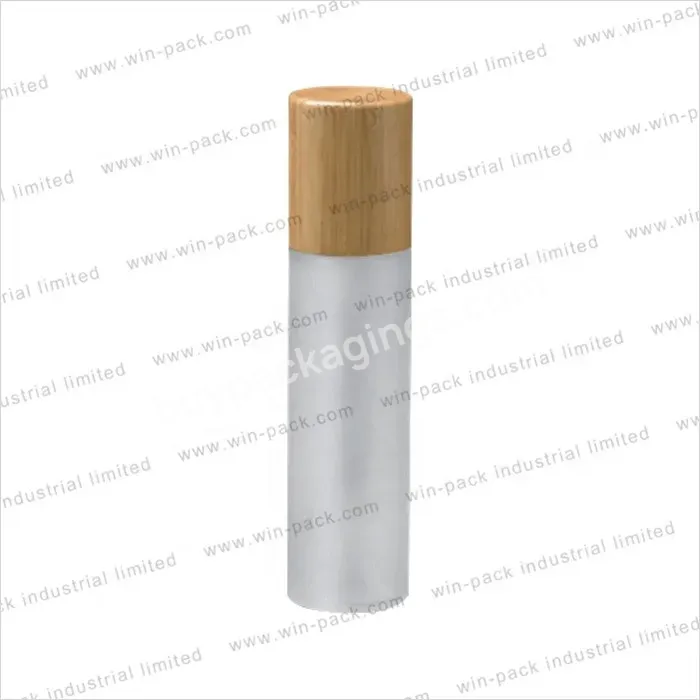 50ml 100ml 120ml 150mlglass Lotion Packaging Frosted Glass Bottle With Bamboo Pump Or Sprayer Costom Color - Buy Glass Bottle Bottle,Foam Bottle Foam Packaging,Bamboo Lotion Bottle.
