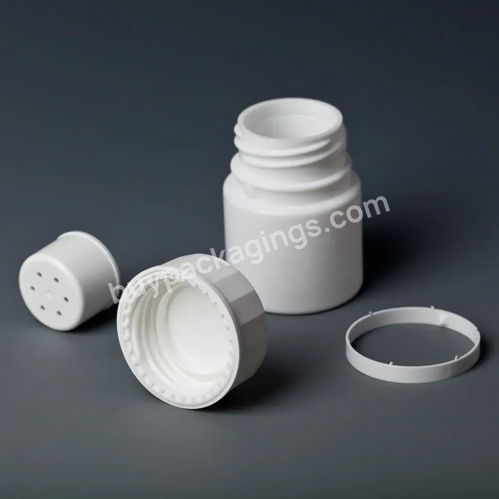 50ml Capsule Container With Desiccant Stopper - Buy Moisture Proof Container,Plastic Bottle For Capsules,Supplement Bottle.