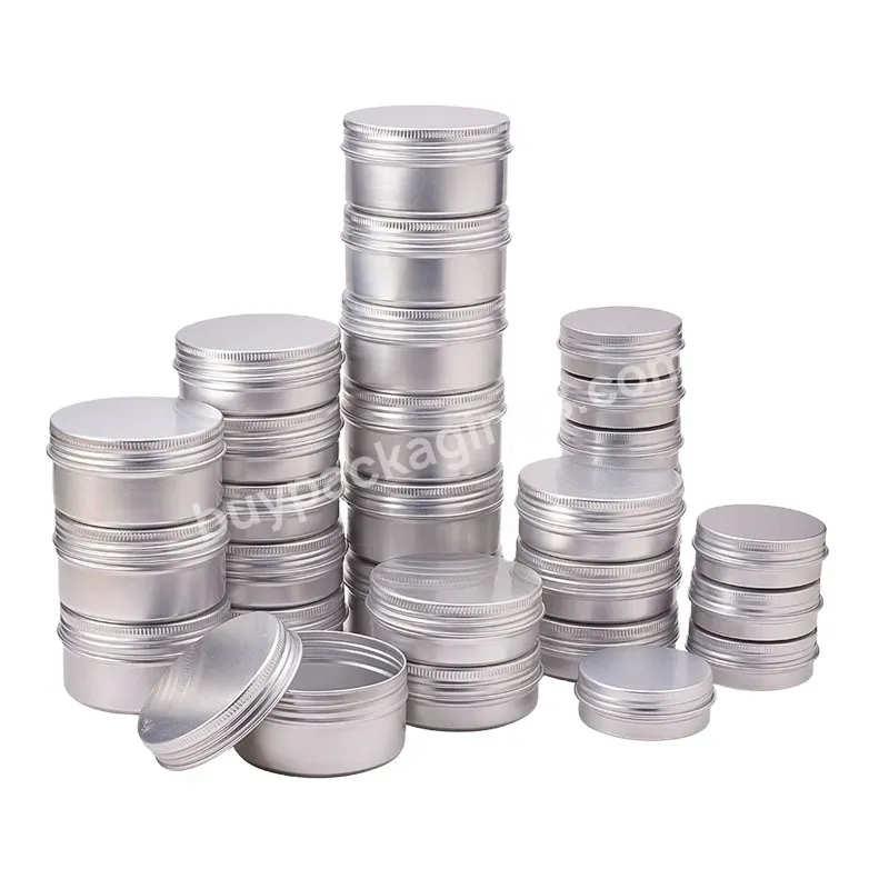 5g 10g 15g 25g 30g 50g 80g 100g 120g 150g 200g 250g 300g 500g Screw Top Metal Can Containers Empty Aluminum Jar Tin With Lids - Buy 100g Aluminum Jar Silver,100g Cream Jar Aluminum,Empty Cream Jar 100g Silver.