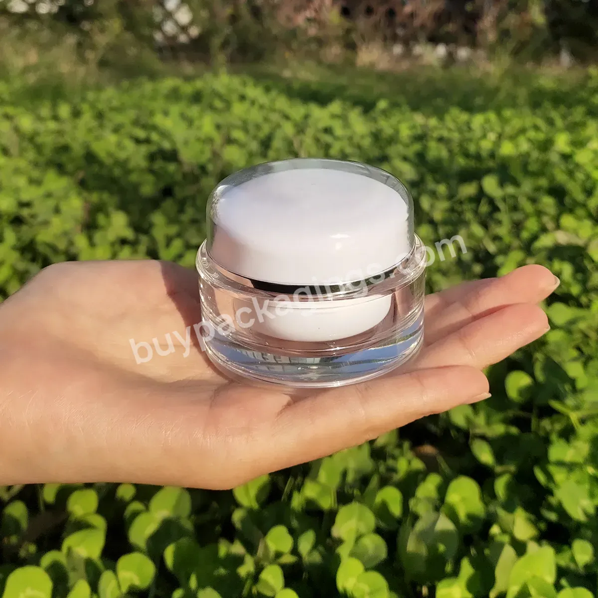 5g 10g 15g 30g 50g Biodegradable Packaging Double Wall Blue Empty Acrylic Container Cosmetic Cream Jar For Skin Care Cream - Buy Face Cream Jar Cream Jar Cosmetic Plastic Cream Jar Cosmetic Cream Jar Cream Jar Skin Care Blue Face Cream Jar Black Lid,