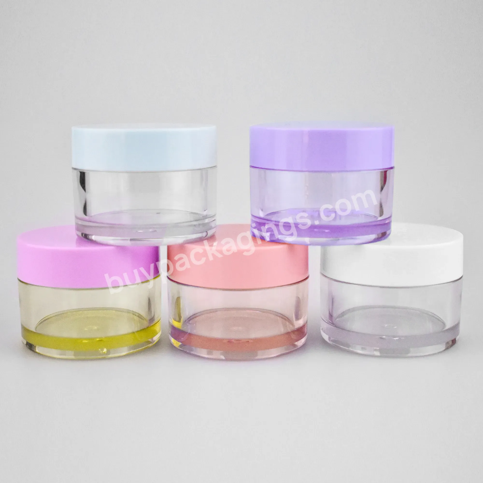 5g 10g Cosmetic Petg Jars,Makeup Containers With Lids Empty Plastic Travel Bottles - Buy Cosmetic Jars And Bottles,Cosmetic Petg Jars,Recycled Plastic Cosmetic Jars.